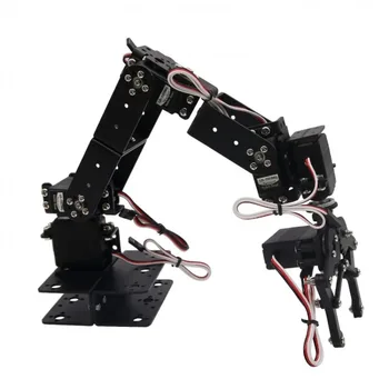 Алюминиевый робот-манипулятор 6 DOF с механическим креплением для роботизированной руки