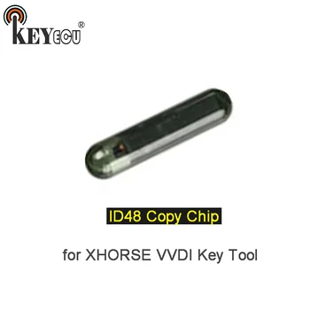 KEYECU 1x 5x 10x 30x 50x ID48 Чип для Xhorse VVDI Ключевой Программатор Транспондер Со Сколом работает на китайской и английской версиях