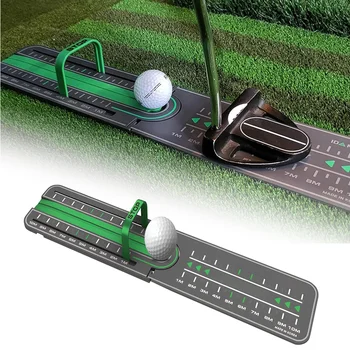Коврик для гольфа с зеленым покрытием Коврик для тренировки точного прохождения дистанции для гольфа Мини-площадка для игры в мини-гольф Учебные пособия для мини-гольфа